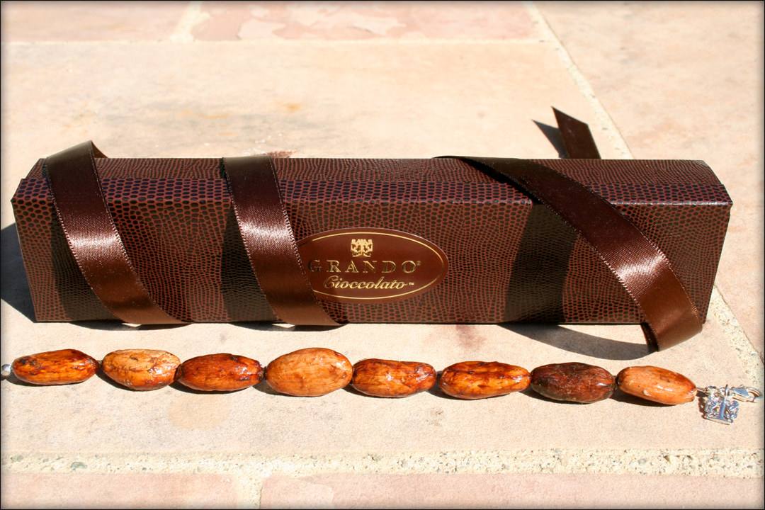 CocoaBead Bracelet Cocoa Bean Jewelry